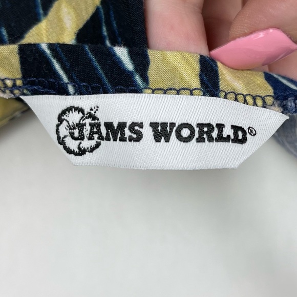 Jam’s World Wood Grove Blue Tan Sleeveless Dress Size Small - Picture 8 of 10